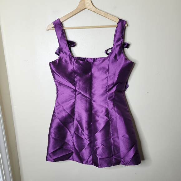 Current Mood Pixie Stardust Mini Dress In Purple Dolls Kill NWT L Whimsigoth - Picture 5 of 8